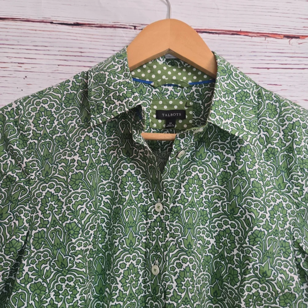Talbots Womens Modern Classic Shirt Size Xs - Picture 9 of 15